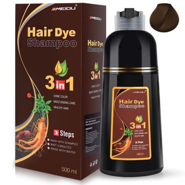 Herbal Anti-Grey Hair Shampoo (500ML) - Image 2