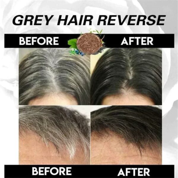 Herbal Anti-Grey Hair Shampoo (500ML) - Image 3