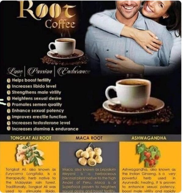 Double Root Coffee for Increased Sexual Satisfaction(Men & Women)